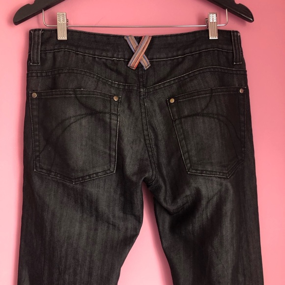 🔹2/$30🔹 Black Jeans with Patterned Accents - Picture 9 of 10